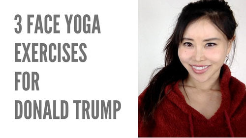 Koko Hayashi smiling, featuring 3 face yoga exercises tailored for Donald Trump on Koko Face Yoga blog.