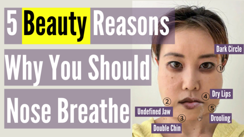 Thumbnail for '5 Beauty Reasons to Nose Breathe', detailing the aesthetic benefits of nasal over mouth breathing.
