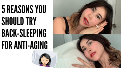 Thumbnail for '5 Reasons to Try Back Sleeping for Antiaging', outlining benefits of back sleeping for youthful skin.