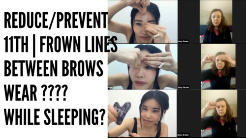Thumbnail for 'Reduce/Prevent 11th Frown Lines Between Eyebrows | Wear ???? While Sleeping', offering strategies to minimize deep forehead wrinkles, suggesting a specific item to wear overnight for enhanced results.