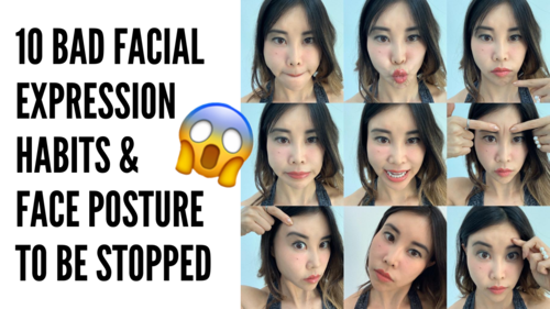 Thumbnail for '10 Bad Facial Expression Habits I Found Through Face Patrol Service on Zoom', reviewing common facial habits identified in virtual meetings that can impact one's appearance and offering corrective tips.