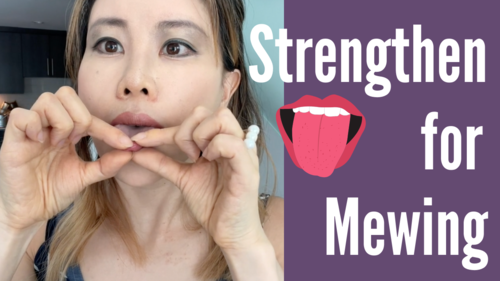 Thumbnail for a blog post titled 'Exercises To Strengthen Tongue', illustrating a series of targeted exercises aimed at improving tongue strength and functionality for better speech and oral health.