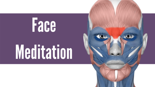 Thumbnail for 'Face Meditation', introducing techniques that combine meditation with facial exercises to enhance relaxation and improve facial aesthetics.