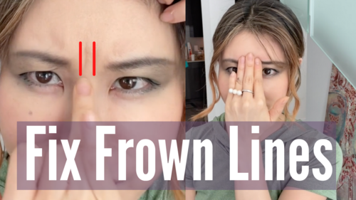 Thumbnail for 'Fix Frown Lines Between Eyebrows', with methods to smooth glabellar lines for a younger look.