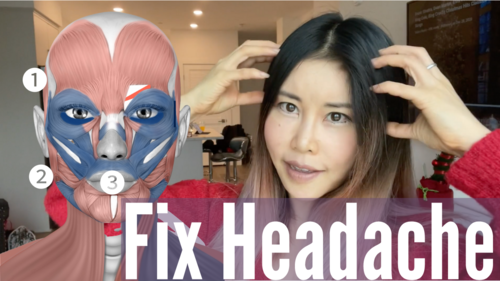 Thumbnail for a blog post titled 'Fix Chronic Headache', detailing natural remedies and exercises aimed at reducing the frequency and intensity of chronic headaches.