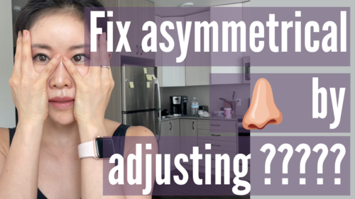 Fix Nose Asymmetry By Adjusting | Koko Face Yoga
