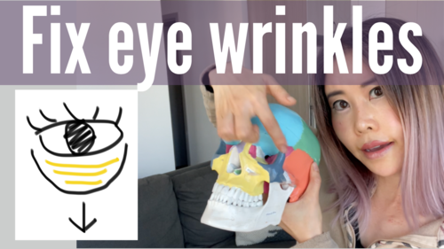 Thumbnail for a blog post titled 'Fix Eye Wrinkles', showcasing effective techniques and treatments to smooth out wrinkles around the eyes for a rejuvenated appearance.