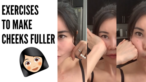 Thumbnail for '3 Exercises to Make Cheeks Fuller', demonstrating specific face yoga techniques aimed at enhancing cheek volume for a more youthful and vibrant appearance.