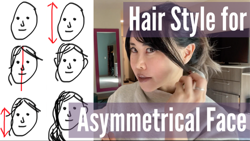 Thumbnail for 'Hair Style Tips For Asymmetrical Face', offering advice on haircuts and styles that complement and help balance the appearance of an asymmetrical face