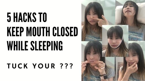 Thumbnail for 'Koko Face Yoga: 5 Hacks/Tips to Keep Mouth Closed While Sleeping', showcasing methods to prevent mouth breathing during sleep for better respiratory health and sleep quality.