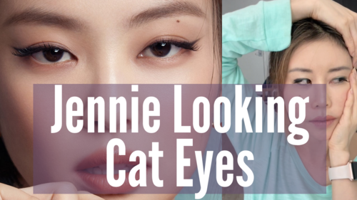 Create Black Pink Jennie's cat eye