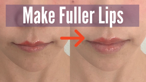 Thumbnail for a blog post titled 'Make Fuller Lips Naturally', highlighting non-invasive techniques and exercises to enhance lip volume and shape for a plumper appearance.