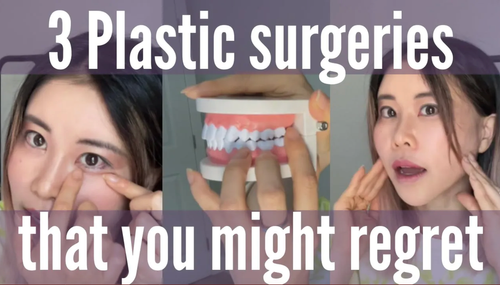 Thumbnail for '3 Plastic Surgeries That You Should Think Twice', cautioning readers about the potential risks and considerations of undergoing specific cosmetic procedures.