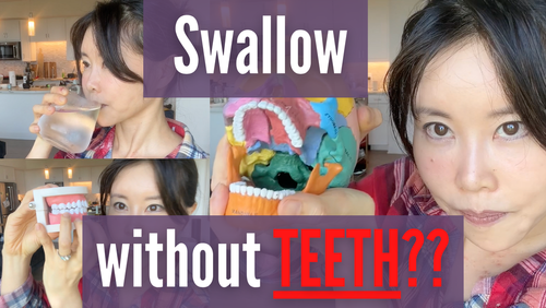 Thumbnail for 'Can You Swallow Without Teeth Contact', showcasing a visual guide and tips on how to swallow properly while minimizing teeth contact.