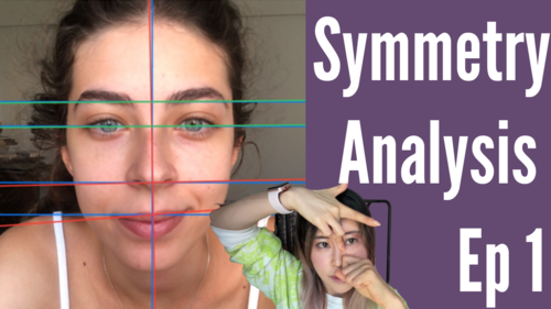 Thumbnail for a blog post titled 'Asymmetrical Face Analysis', offering a detailed examination and insights into the causes and correction techniques for facial asymmetry.