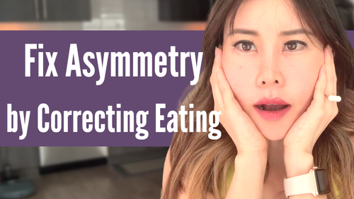 Thumbnail for 'Make Your Eating Habit Symmetrical for a Symmetrical Face', offering tips on how to adjust eating behaviors to promote facial symmetry and balance.