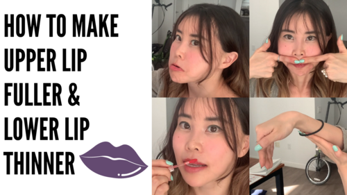 Thumbnail for 'Make Upper Lip Fuller & Lower Lip Thinner', with tips for achieving balanced lip proportions.