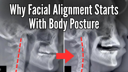 Mirai Clinical educational image highlighting posture awareness alongside persimmon deodorizing body care designed to reduce Nonenal body odor associated with aging.