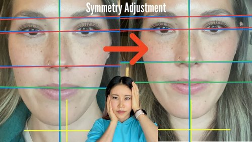 Thumbnail for a blog post titled 'Fix Asymmetry by Adjusting Jaw', illustrating strategies and techniques for correcting facial asymmetry through targeted jaw adjustments and exercises.