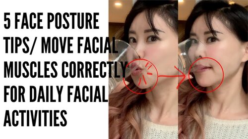 Thumbnail for 'Koko Face Yoga: 5 Face Posture Tips', showcasing how to move facial muscles correctly for daily activities, promoting healthier facial posture and muscle use.