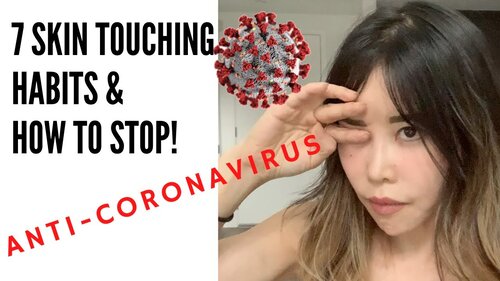 Thumbnail for 'Koko Face Yoga: Stop Touching Your Skin | How to Quit the Habits | Anti-Coronavirus', offering tips to break the habit of touching your face to reduce the spread of germs and viruses.