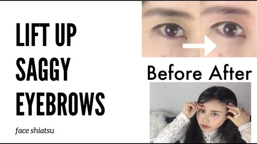 How To Lift Up Saggy Eyebrows | Lift Up Eyebrow To Make Brows More Symmetrical