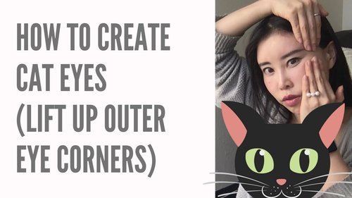 How To Create Cat Eyes | Lift Up The Outer Corners Of The Eyes By Face Yoga Exercises