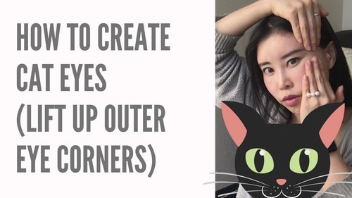 Thumbnail for 'Koko Face Yoga: How to Create Cat Eyes | Lift Up the Outer Corners of the Eyes by Face Yoga Exercises', demonstrating techniques to elevate and shape the outer corners for a cat-eye look through face yoga.