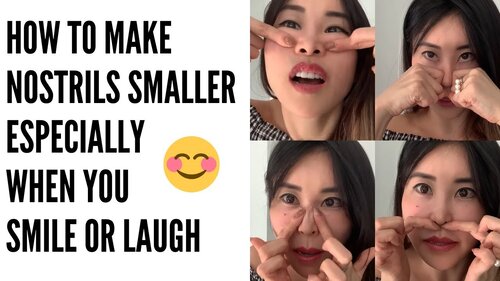 How To Make Nostrils Smaller Especially When You Smile Or Laugh