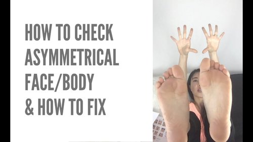 How To Check How Asymmetrical Your Face/Body Is & How To Fix