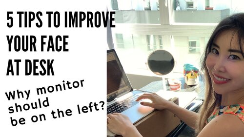 5 Tips To Improve Your Face At Desk-Where A Monitor Is Placed For Symmetrical Eye