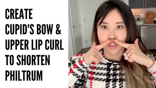 Thumbnail for 'Koko Face Yoga: Create Cupid's Bow, Shorten Philtrum and Upper Lip Curl', featuring face yoga exercises to sculpt the lip area for a more defined cupid's bow and a shorter philtrum.