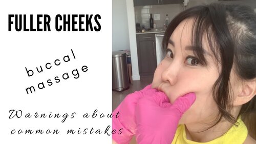 Thumbnail for 'Koko Face Yoga: How to Create Fuller Cheeks with Buccal Massage', illustrating techniques to reduce muscle tension and increase skin elasticity for plumper cheeks.