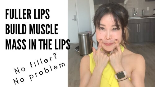 How To Create Fuller Lips By Face Yoga Exercise | No Filler