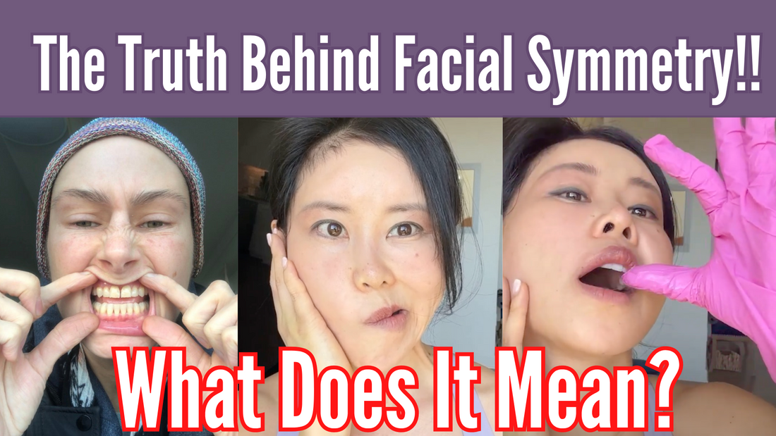 Thumbnail for 'The Truth Behind Facial Symmetry!! What Does it Mean?' featuring an intriguing visual representation of facial symmetry and its significance