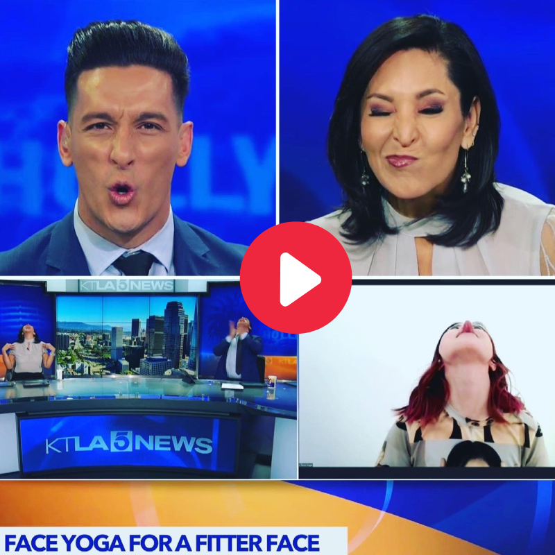 Koko Face Yoga KTLA News