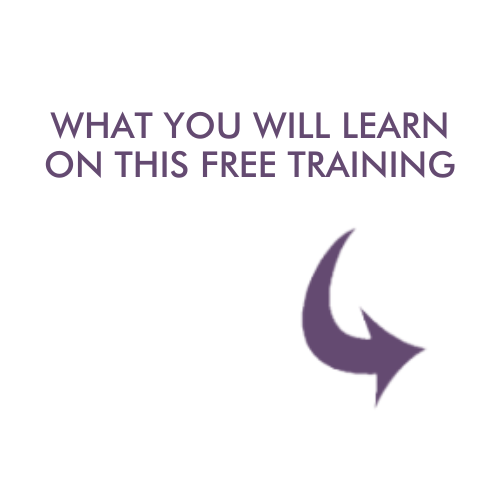 What you will learn on this free training